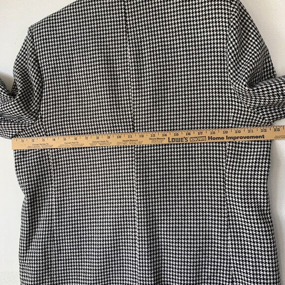 Vintage Dumas Blazer Jacket Women 14 Houndstooth Career Retro Lined Y2K USA Corp - Picture 6 of 14